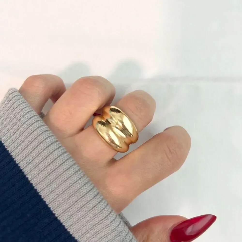 Vintage Inspired Luxury Gold Ring